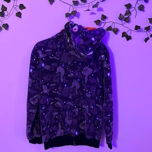 Bape Hoodie |Space Camo Full Zip | Gently Used | Great Condition | Size: M-L